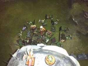 Craxis and Frugeon rain death down on the enemy from the relative safety of the wall!