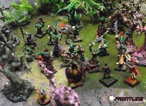 The party is spotted by the Orcs, and they clash among the trees of the Fangwood Forest! 