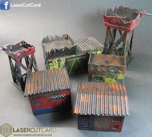 laser cut card