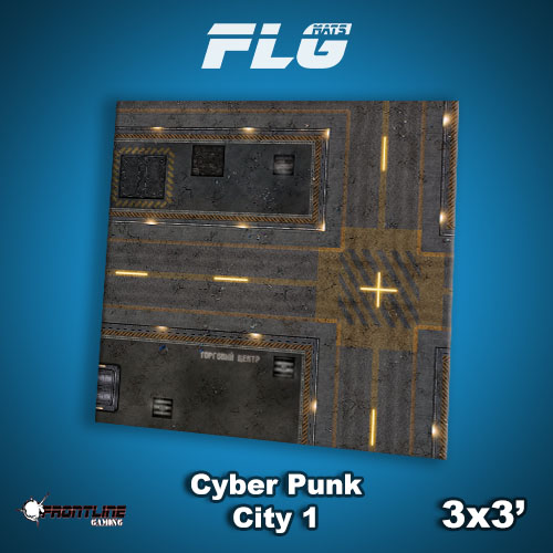 3x3 Cyber Punk City 1 WC