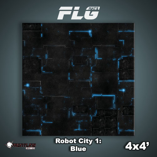 4x4 Robot City 1- Blue