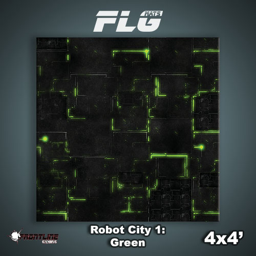 4x4 Robot City 1- Green