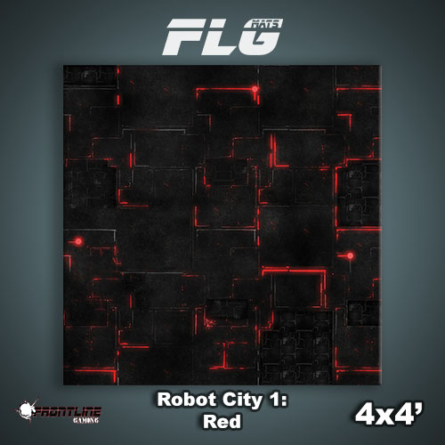 4x4 Robot City 1- Red