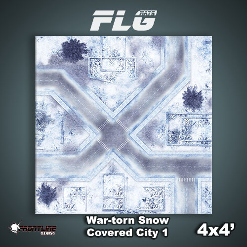4x4 War-torn Snow Covered City 1WC
