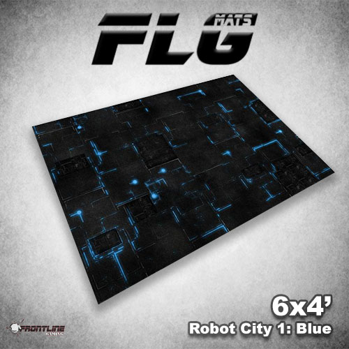 500x500 Robot City 1- Blue