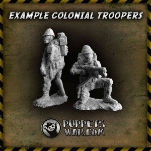 colonial troopers