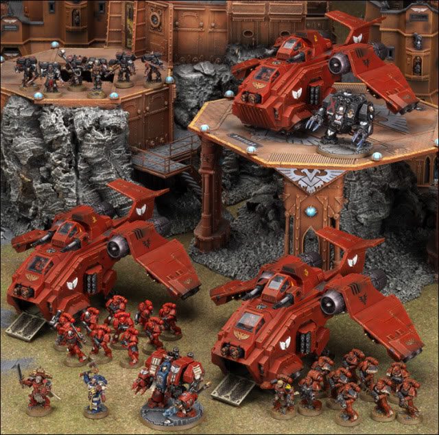 Warhammer 40K Space Marines Set Ali E Punte Stormraven, Usato, Pezzi Di Ricambio