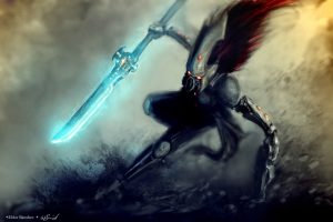 eldar_howling_banshee_exarch_by_heebster-d6td2f0