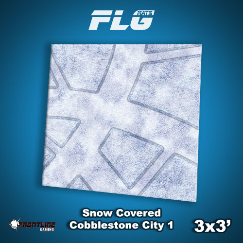 3x3 Snow Covered Cobblestone City 1 WC