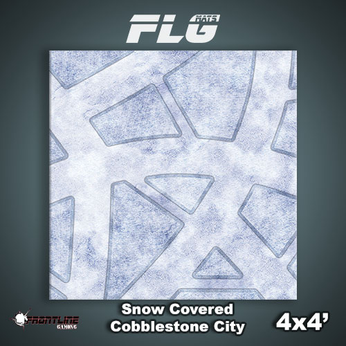 4x4 Snow Covered Cobblestone City