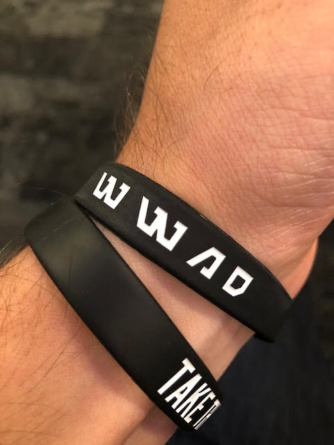 You'll have to tell me when I should wear a WWAD bracelet (although please  don't reply 