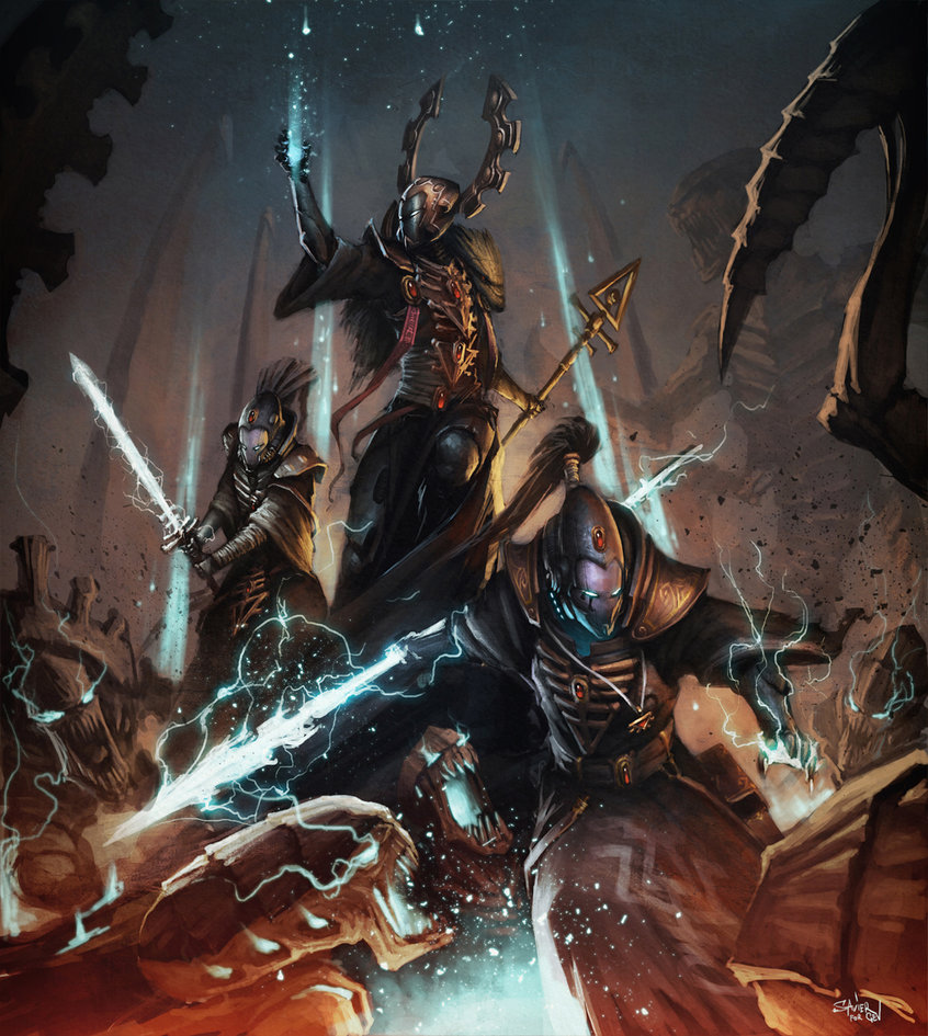 All 5 Grimdark Aeldari Craftworlds done! : r/Warhammer40k