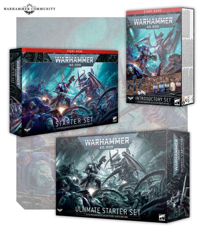 40K 10th Edition STARTER SETS REVEALED - Warhammer 40K Introductory Set, Starter  Set + Ultimate Set 