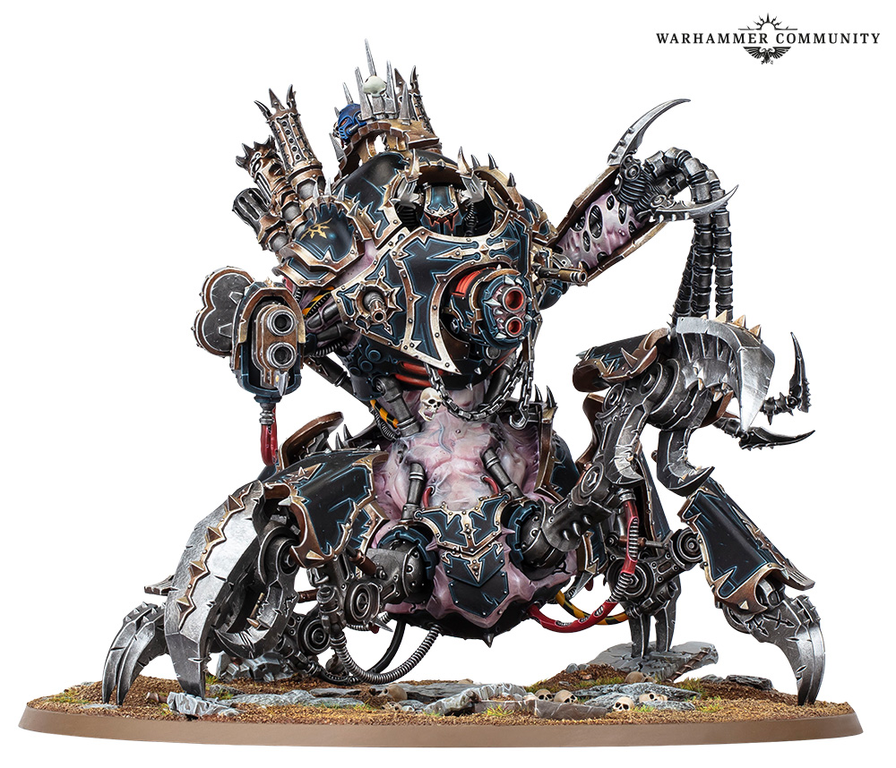New Chaos Defiler Miniature Revealed Iron Warriors Unleash A Soul 