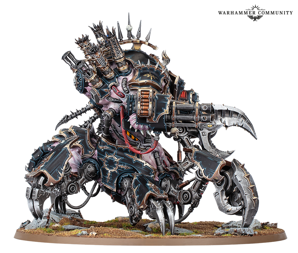 New Chaos Defiler Miniature Revealed Iron Warriors Unleash A Soul 