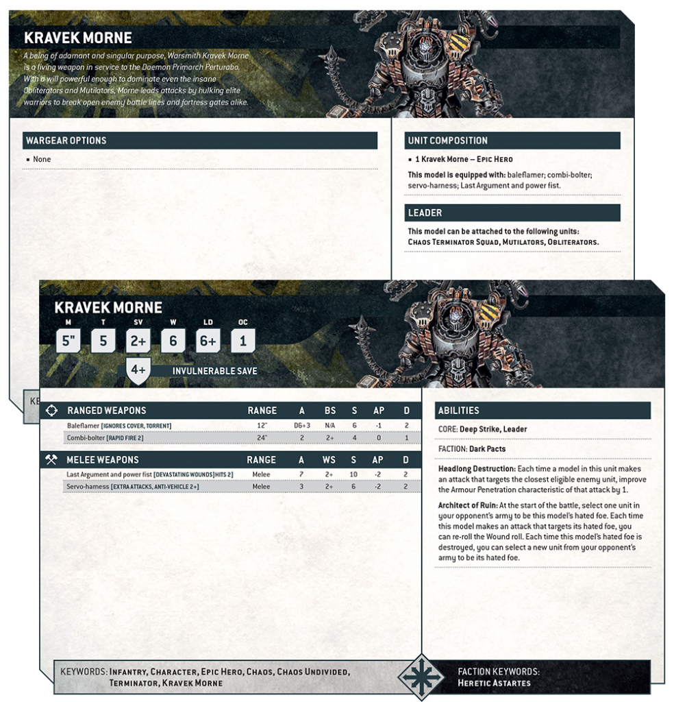 Iron Warrior character