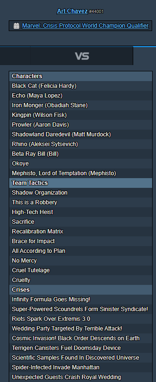 cs example list Frontline Gaming
