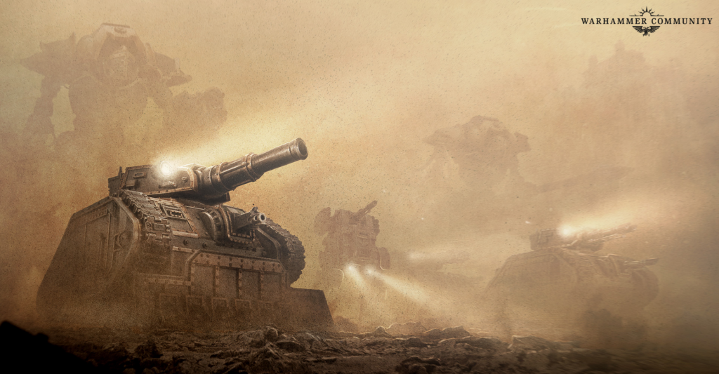 Horus Heresy Tallarn tanks