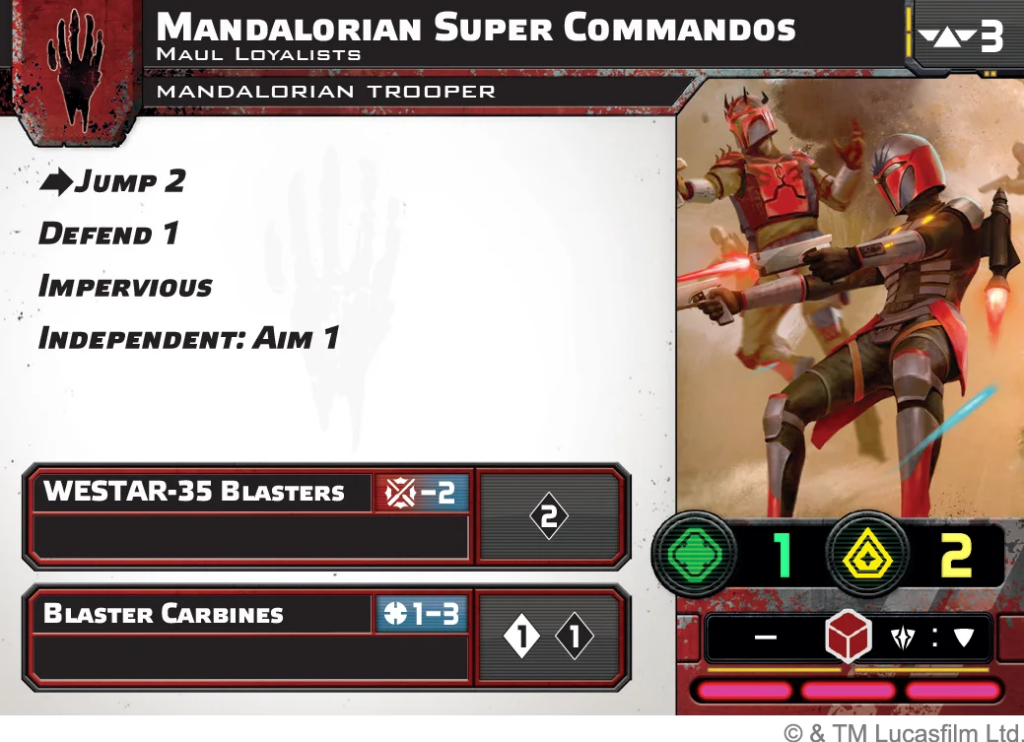 Mandalorian commando rules