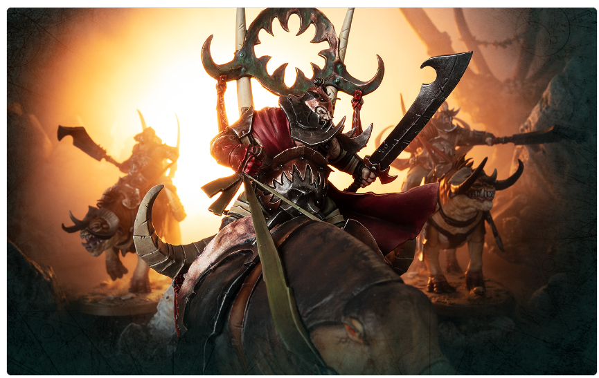 Screenshot 20260812 123429 Frontline Gaming Armored warrior with a glowing helm riding a beast wielding a large sword in a fiery battle scene