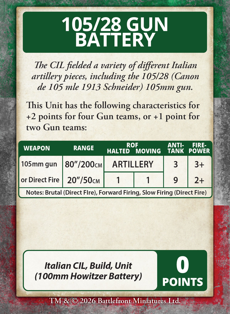 CIL Command Card Preview arty