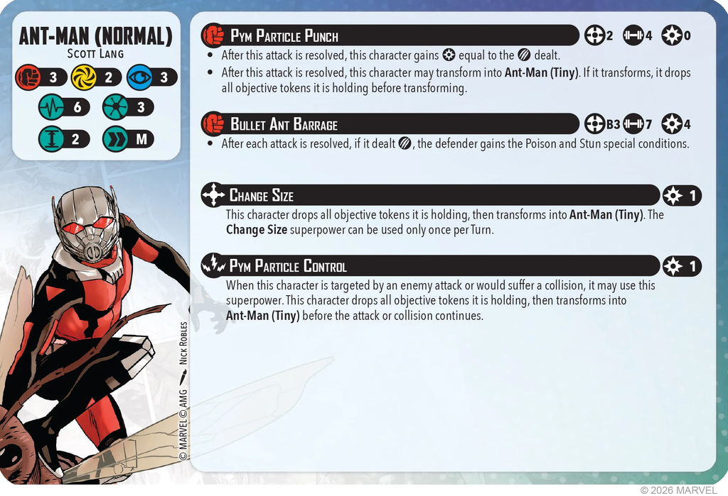 Ant man and wasp stats