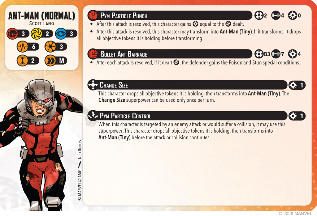 Ant man and wasp stats