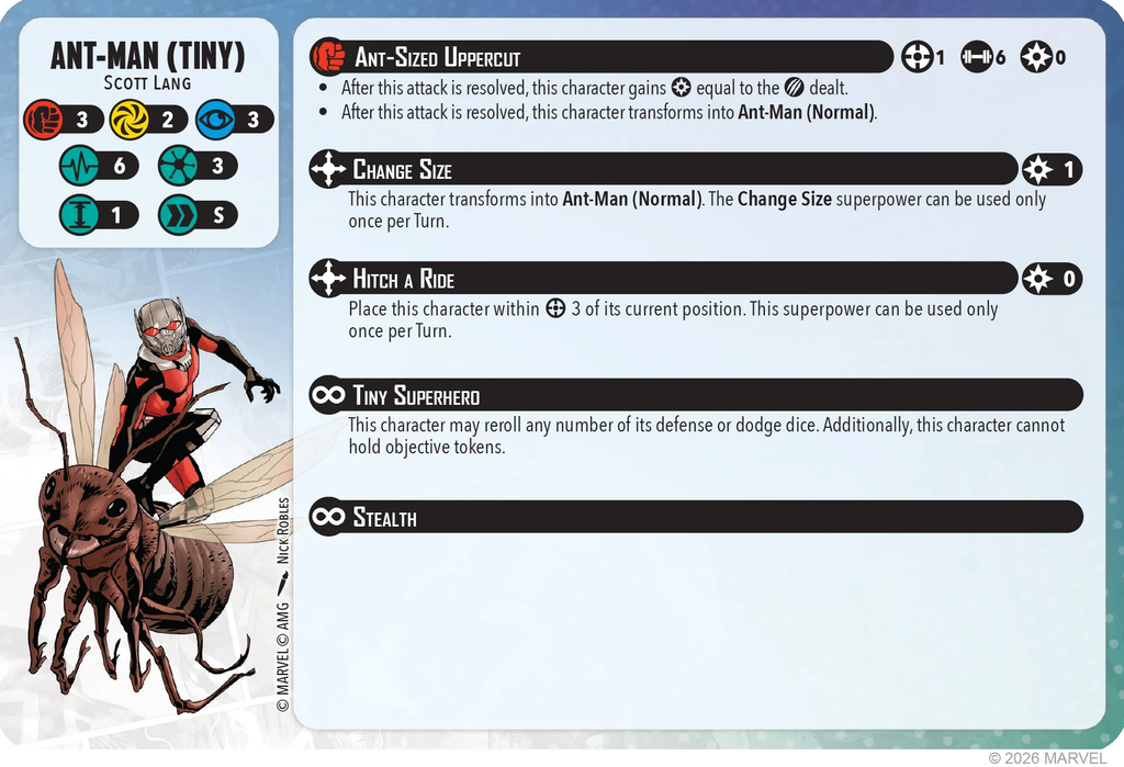 Ant man and wasp stats