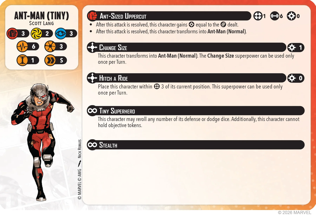 Ant man and wasp stats
